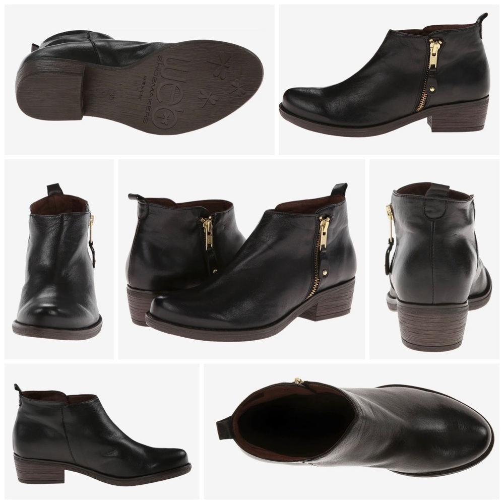 Eric Michael London Leather Ankle Boots